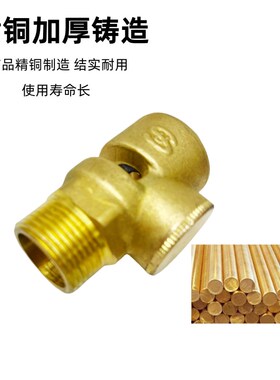 黄铜真空破坏器负压力阀门真空吸气阀消防自来水管道呼吸阀DN2025