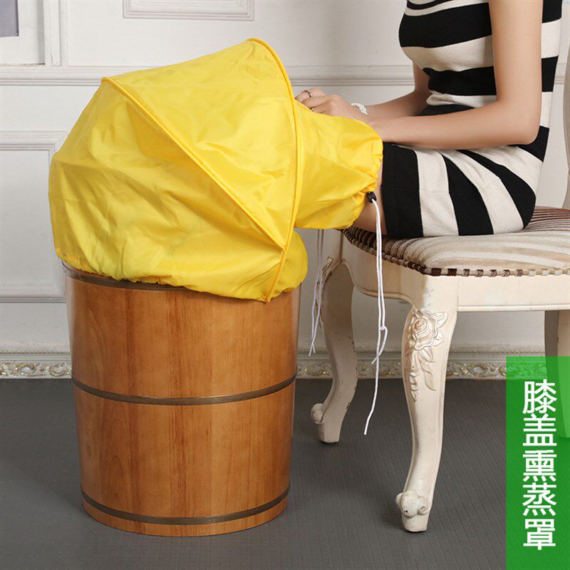 加高70cm熏蒸蒸汽桶杉木足疗桶足浴深桶汗蒸桶加热恒温泡脚木桶