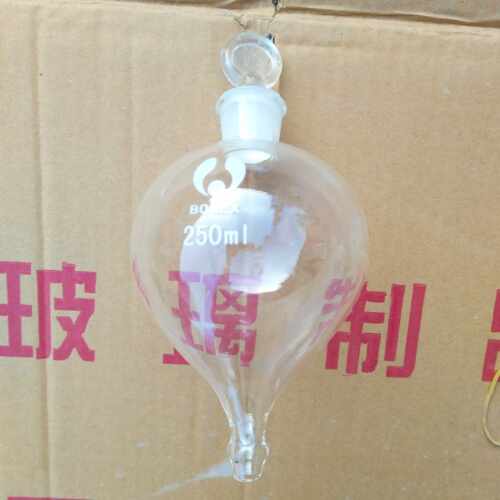 玻璃水准球250ml 梨形水准瓶】定制玻璃仪器