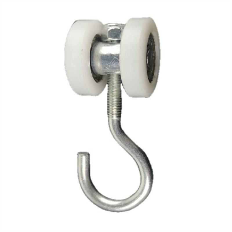 C30带钩小滑车篷布小滑轮尼龙静音轨道轮移门吊轮吊轨