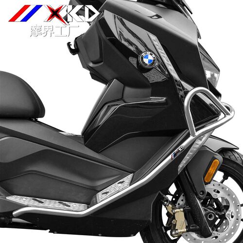 XKD摩界工厂适用于宝马C400GT不锈钢保险杠防摔防撞护杠无损安装