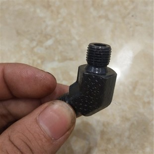 135度弯头M101变M121.25扩口D型M1012液压油管接头45度丝