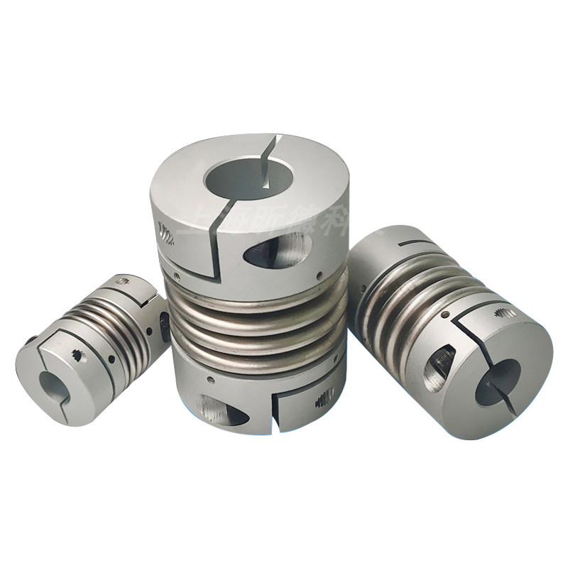 铝合金波纹管联轴器cpb大扭矩弹性编码器电机丝杆伺服电机连轴器