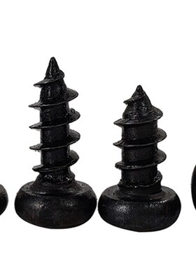 PA十字圆头盘头自攻电子螺丝钉M3M3.5M4*6X8X10X30黑色1千颗包邮