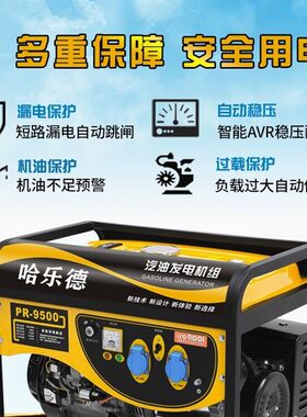 德国进口重庆力格科勒4kw小型汽油发电机单相220v三相380v家用发