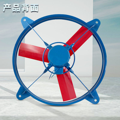 强力单相350w 600w轴流式排风扇 家用工业排烟风机金属风叶纯铜电