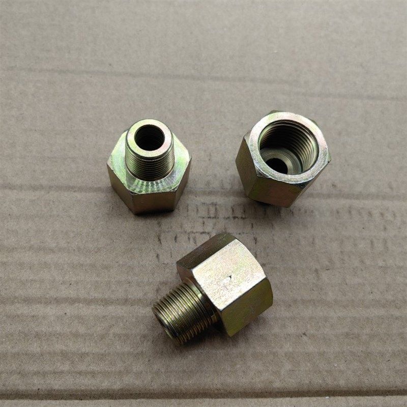 外丝Zg3/8-转内丝G1/2高压铁材料接头3分变4分外表镀锌0304