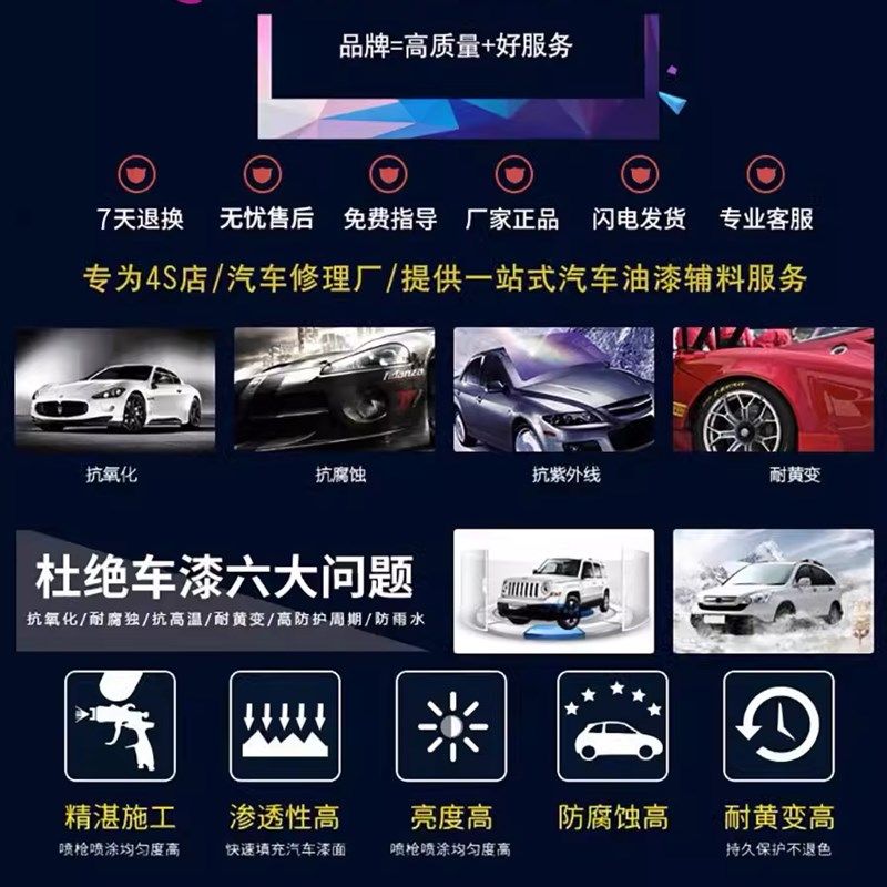 上海大众汽车成品漆速腾糖果白捷达白黑珍珠天空蓝魔力黑全车翻新