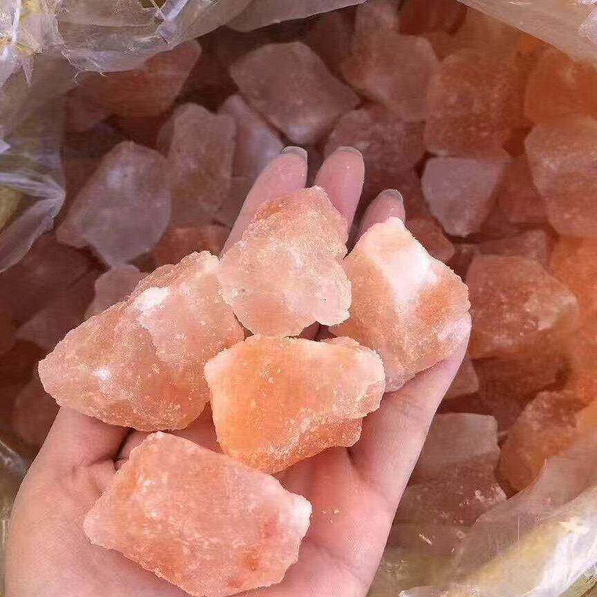 盐块玫瑰盐石 巴基斯坦水晶粉盐块喜马拉雅橙盐红盐块净宅粗盐