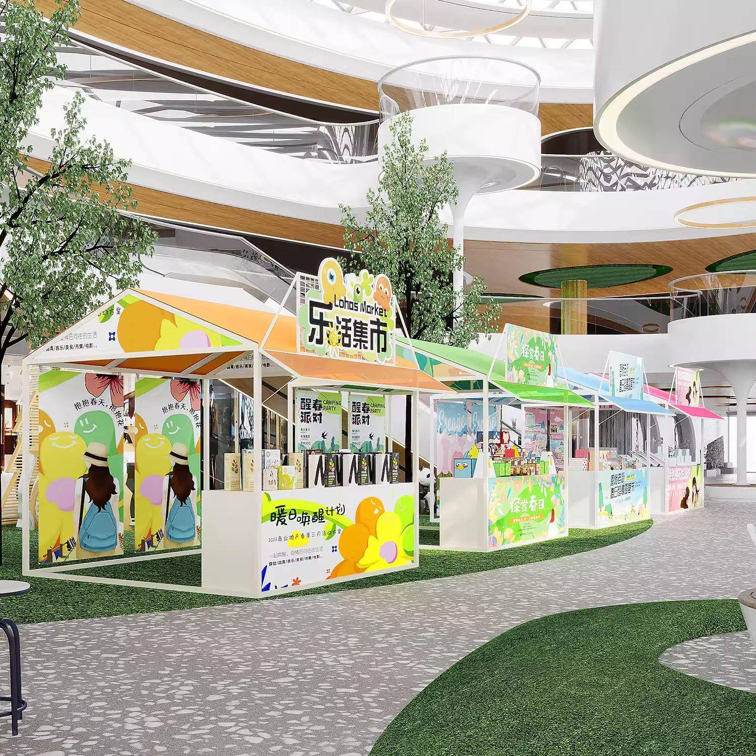 可折叠商业街促销架地摊桌货架商场展示架铁艺夜市花车棚架活动展