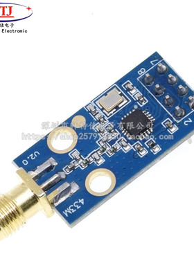 无线模块CC1101/433M/数传/收发/类SI4432工业级射频串口通讯透传