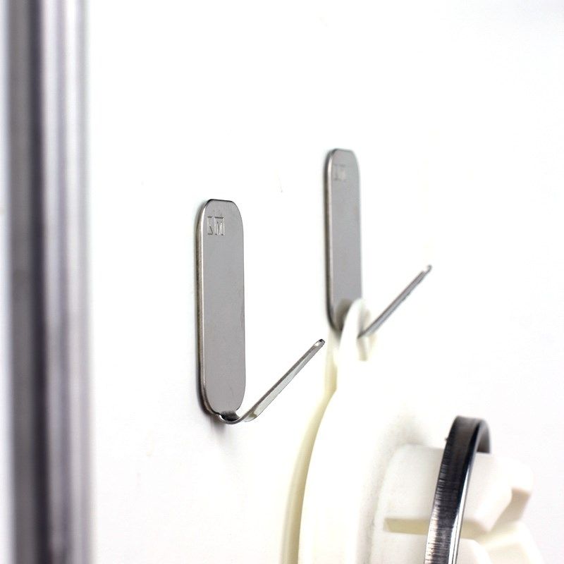 不锈钢挂钩强力粘胶免打孔厨房浴室门后贴墙壁上无痕粘钩承重钩子