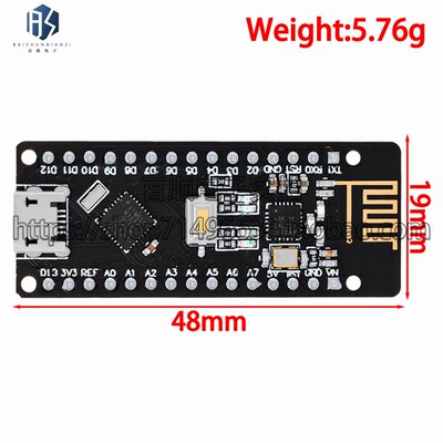 RF-Nano兼容ATMEGA328P Nano V3.0集成NRF24L01无线CH340串口模块