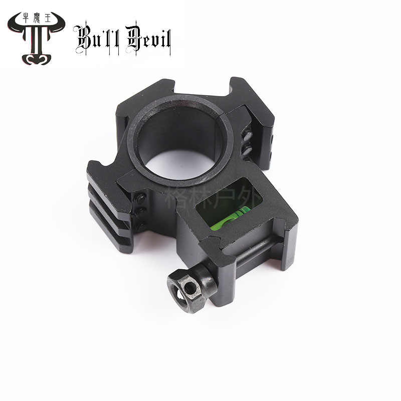 25.4/30mm水平仪三面电筒支架 M2 M3内红点瞄镜手电管夹