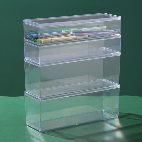 首饰盒亚克力透明手饰品头绳皮筋头饰发卡发圈发夹女童发箍耳环