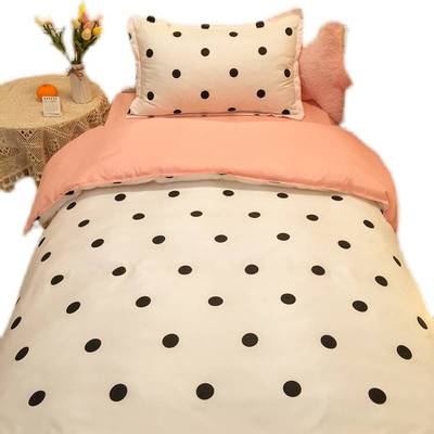 大学生宿舍床单人三件套纯棉床上用品全套一整套被套被子四件套六