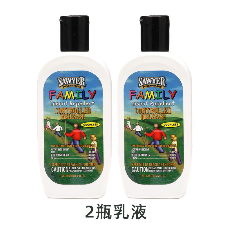索耶Sawyer派卡瑞丁喷雾DEET乳液儿童婴儿孕妇美国驱蚊防蚊防蜱虫