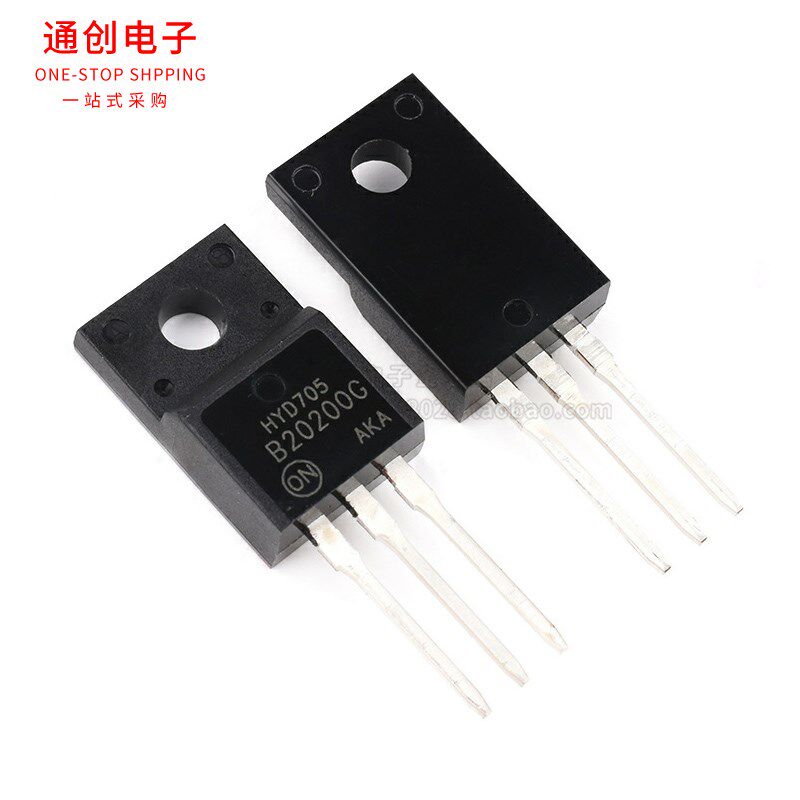 全新塑封直插肖特基二极管 MBR20200CT B20200G 20A 200V TO-220 - 实物图