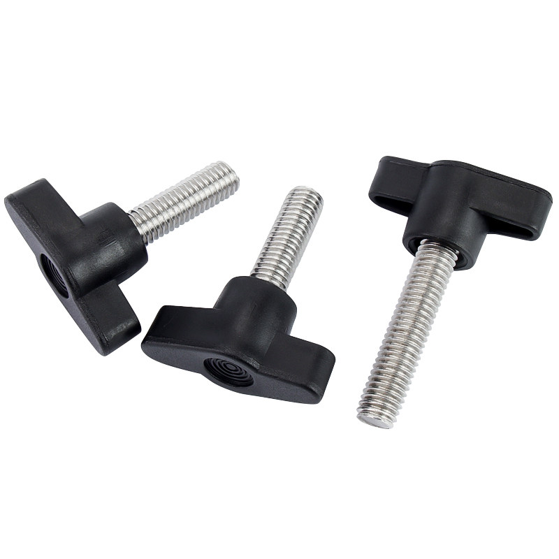 304不锈钢一字T形手柄螺丝T型手拧螺丝钉机械把手Z型螺栓M4M5M6M8