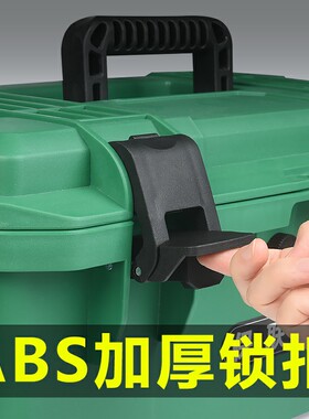 防水工具箱大号多功能维修手提式电工工具箱家用五金收纳箱车载盒