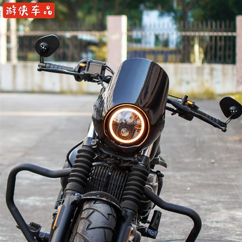 本田CM300骁胜GV300s改装后视镜堵头转向灯LED流水龙头车把信号灯