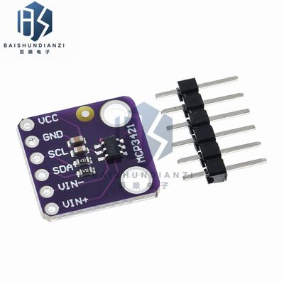 GY-MCP3421模块 18 bit 高精度A/D转换模块 MCP3421A0T模块