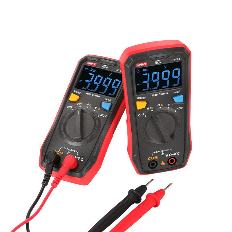 优利德UT123数字高精度自动量程万能表迷你袖珍型家用万用表123D