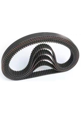 3M橡胶同步带HTD3M-312/315/318/321/324/327黑色环形 齿距3mm
