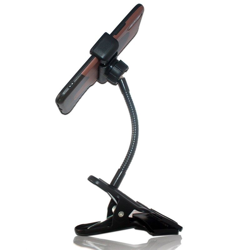 手机直播支架床头灯架无线配件大力夹麦克风话筒转接头软管