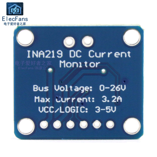 双向电压电流功率监控器报警模块 零漂移 INA219芯片 I2C IIC接口