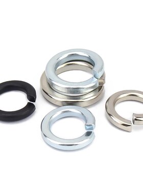 国标8.8级65MN锰加硬黑色弹垫镀锌镀镍弹簧垫圈M3M4M5M6M8M10-M48