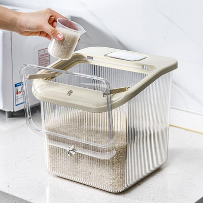 食品级米桶家用防虫防潮密封储米箱装米缸面粉储存罐20大米收纳盒