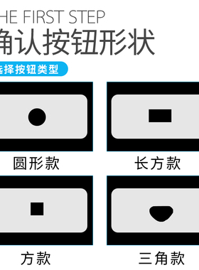 马桶水箱配件冲水按钮按键双按通用坐便器按压器马桶盖开关圆形