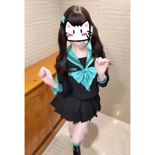 原创JK制服青本绘短袖长袖衬衫水手服中间服JK短裙学院风校供感
