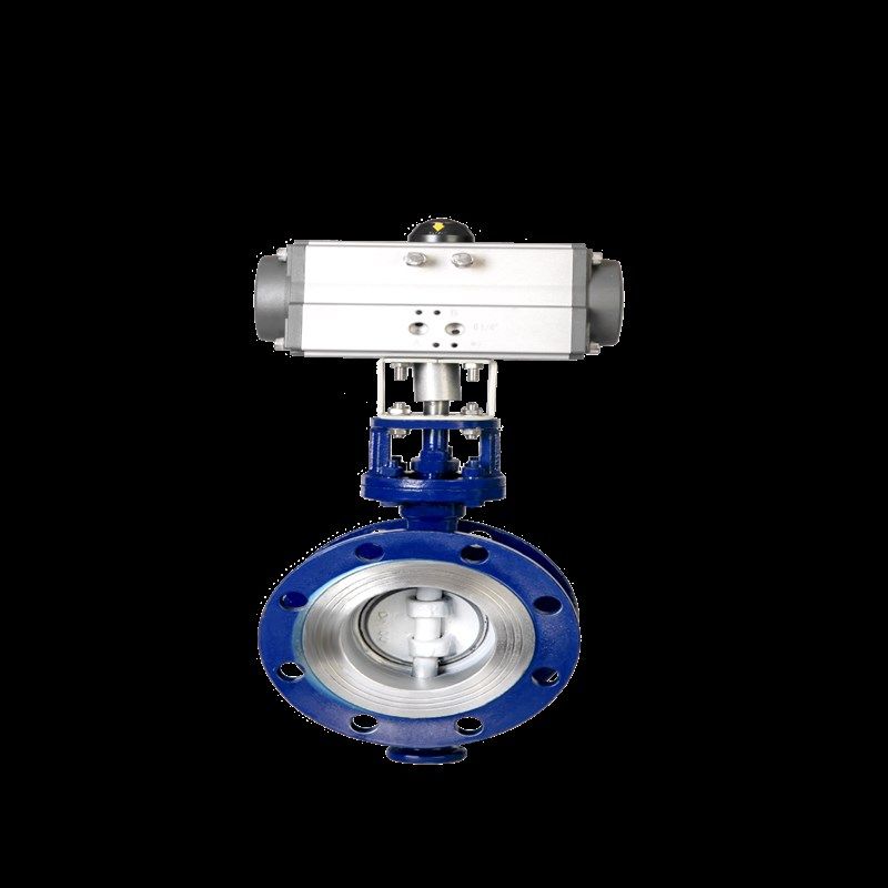 气动硬密封法兰蝶阀D643H-16/25CP耐特蒸汽防爆高温快速切断调节