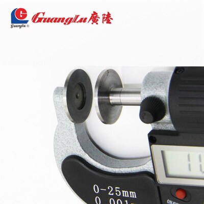 广陆(Guanglu)电子数显公法线千分尺0-25-50-75-mm微米数字0.001