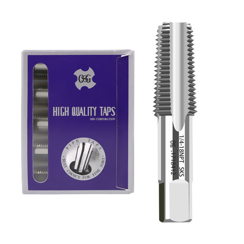OSG管螺纹机用丝锥 丝攻PS PT PF NPT NPS1/16-28 1/8-28 1/4-19