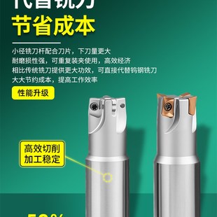 小径铣刀杆ESM10毫米刀杆8mm加工中心小刀杆12直径刀杆JDMT070204