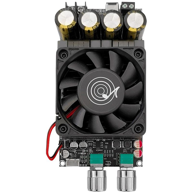 DC18-50V ZK-6001有源重低音炮纯后级功放板低通滤波单声道600W