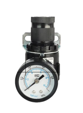 气动调压阀空压机气压调节阀气泵气体压力空气减压阀气压表BR2000