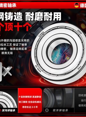 德国轴承型号大全6207RS6208高速6209电机6210 6211轴承6212 6213