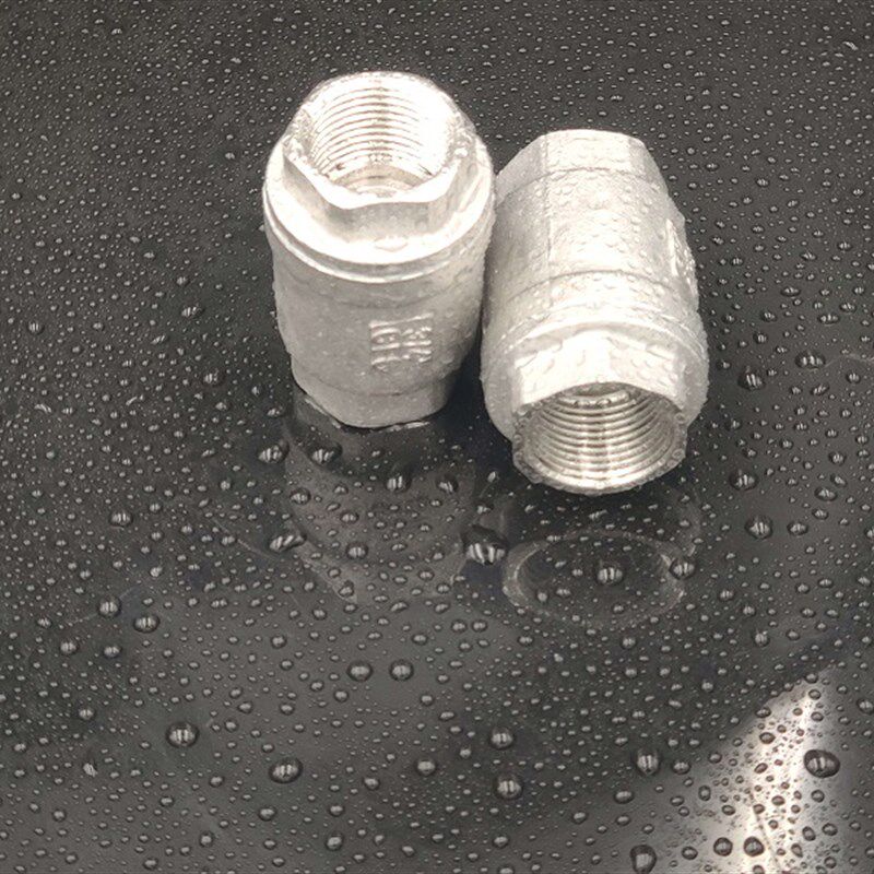 H12W-16P 201/304不锈钢丝口立式止回阀阀门 单向阀 4分 6分 1寸