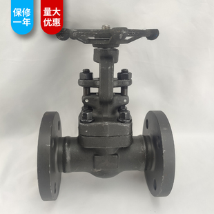 锻钢法兰闸阀Z41H-16/25/40C 高温高压导热油蒸汽锻打截止阀DN32