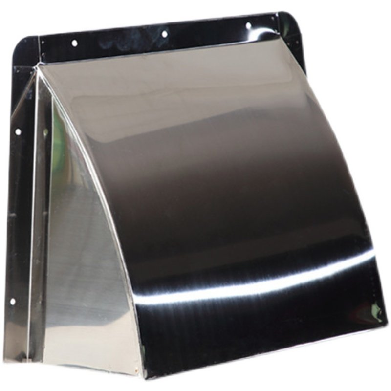 不锈钢防雨罩新款促销304 加厚风帽排气扇换气扇管防风防雨盖方形