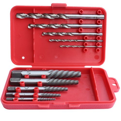 器断取出丝 套装反牙螺丝钻孔高硬度工具 断头滑牙螺丝断丝取出器