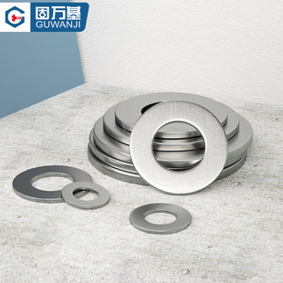 纯钛垫片平垫圈加厚平垫片圆形介子华司螺丝垫M3M4M5M6M8M10 M20