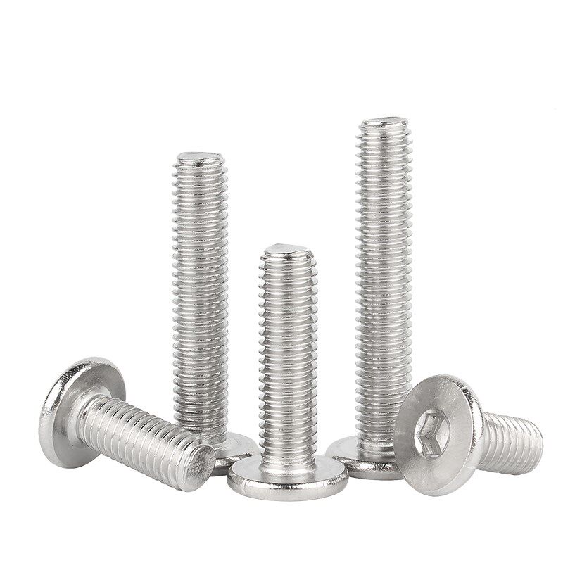 304不锈钢CM超薄头大平头扁平C头内六角螺丝M2.5M3M4M5M6M8