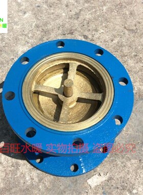 HC41X-16 法兰单向止回阀 立式对夹式消声止回阀 水管道逆止阀