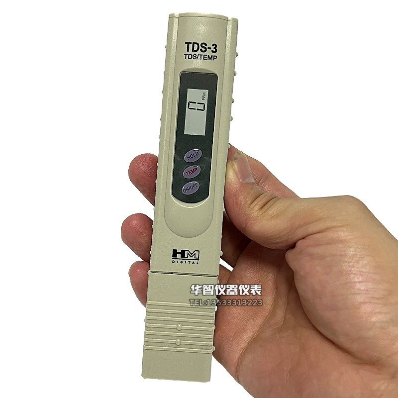 韩国HM水质测试笔高精度TDS-3电导率仪饮用水养殖水族TDS值检测