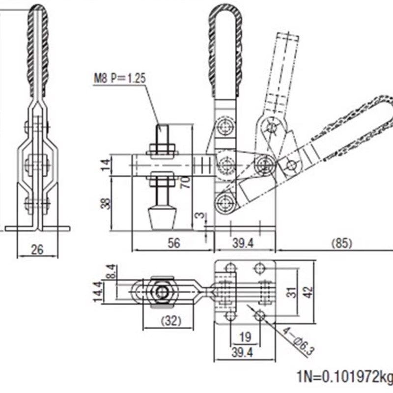 同款替代垂直式快速夹具 C-LD-101D 快速夹具 WDC101-D 肘夹工装,纺织面料/辅料/配套,服装加工设备,淘宝优惠券,粉丝福利购,淘宝优惠卷